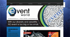 Desktop Screenshot of eventworld.co.za