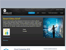 Tablet Screenshot of eventworld.cz